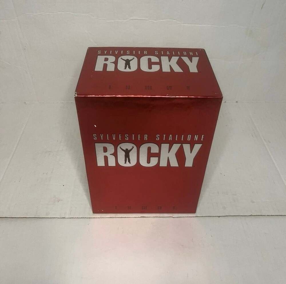 Sylvester Stallone Rocky Anthology VHS 5 Tape Boxed Set 1-5